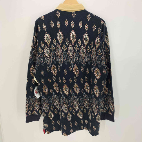 チャップスラルフローレン CHAPS RALPH LAUREN 80s 襟コーズ ペイズリー柄 プリント ラガーシャツ メンズ import:L